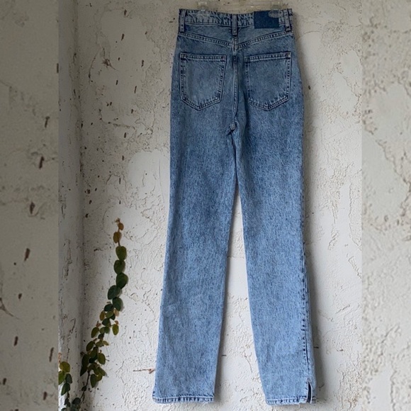 Free People High Rise Distressed Jeans Size 26 - Picture 3 of 10